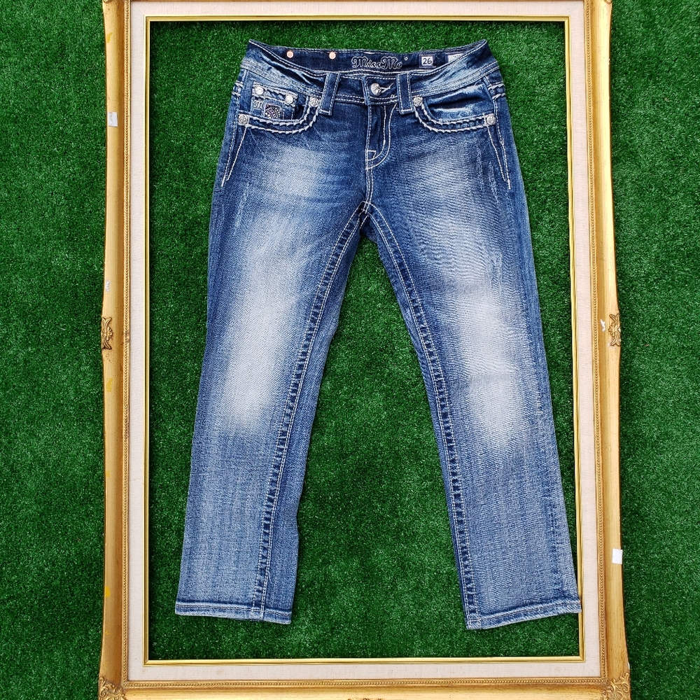 Miss me cropped jeans